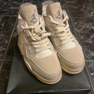 Jordan 4s Off white sail